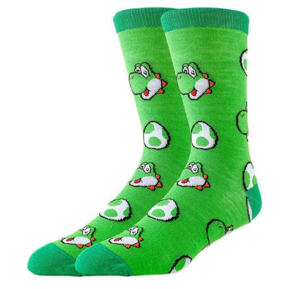 •Let’s Go Yoshi• Graphic Unisex Socks 3 for $21